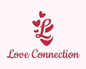 Lovely Valentines Dating logo design