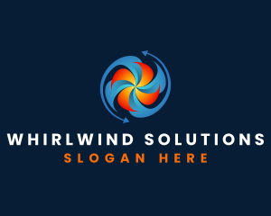 Industrial Fan Airflow  logo design