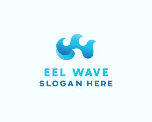 Blue Tidal Waves logo design