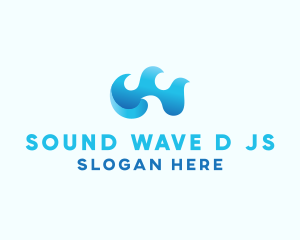 Blue Tidal Waves logo design