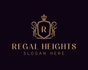 Regal Hotel Shield logo design