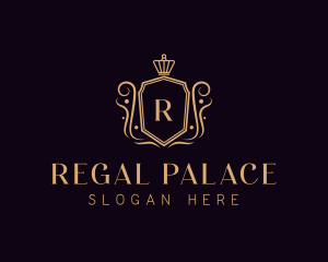 Regal Hotel Shield logo design