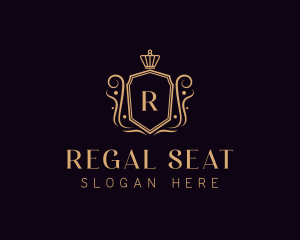 Regal Hotel Shield logo design