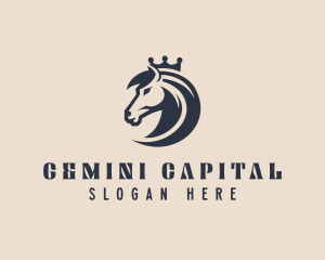 Horse Crown Legal logo design