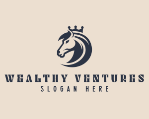 Horse Crown Legal logo design