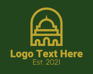 Islamic Mosque Structure logo
