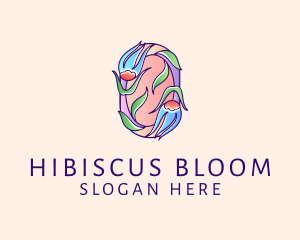 Feminine Flower Garden logo design