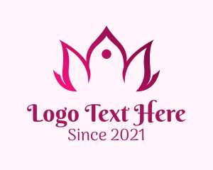 Wellness Yoga Flower logo