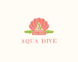 Ocean Clam Shell logo design