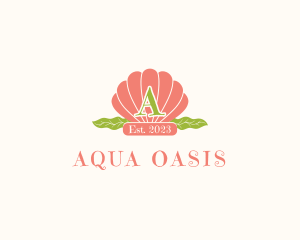 Ocean Clam Shell logo design