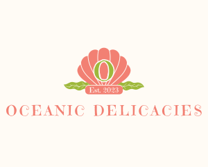 Ocean Clam Shell logo design