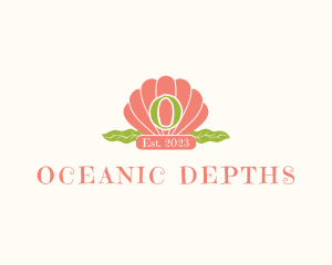 Ocean Clam Shell logo design