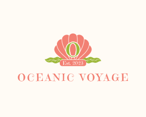 Ocean Clam Shell logo design