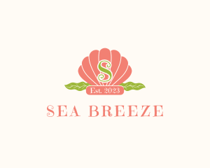 Ocean Clam Shell logo design