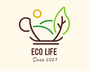 Eco Friendly Coffee  logo design