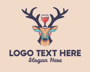 Deer Antlers Wine  logo