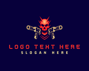 Skull Submachine Gun logo