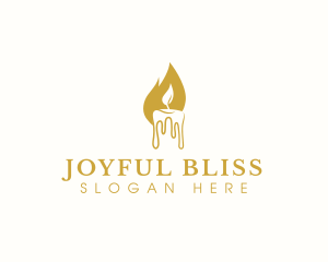 Flame Wax Candle Logo