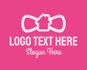 Pink Bow Tie House logo