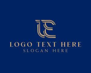 Luxury Premium Letter E logo