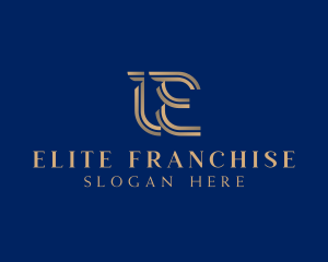 Luxury Premium Letter E logo design