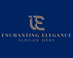 Luxury Premium Letter E logo design