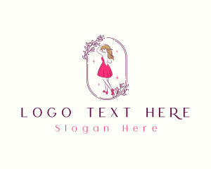 Sexy Woman Fashionista Dress logo