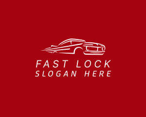 Fast Supercar Racing logo design