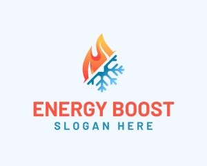 Fuel Flame Snow Energy logo