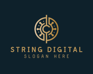 Digital Cryptocurrency Bank logo design