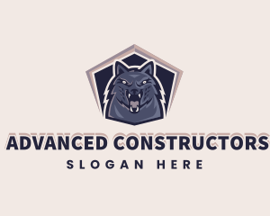 Angry Wolf Gaming Avatar logo design