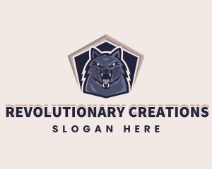 Angry Wolf Gaming Avatar logo design