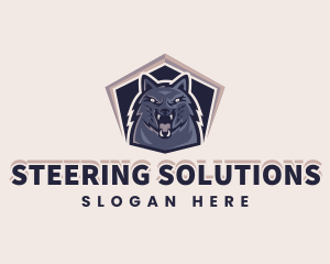 Angry Wolf Gaming Avatar logo design