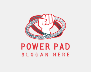 Red Rebel Power logo design