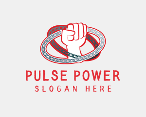 Red Rebel Power logo design