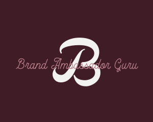 Feminine Signature Business logo design