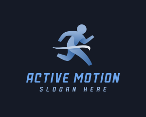 Athlete Marathon Runner logo