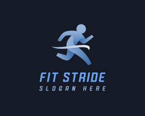 Athlete Marathon Runner logo