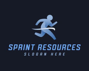 Athlete Marathon Runner logo