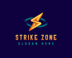 Lightning Bolt Letter S logo design