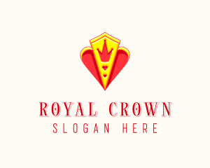 Heart Crown Casino logo design