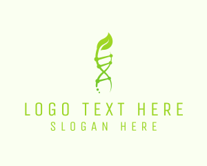 Organic DNA Strand  logo