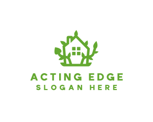 Eco Plant Home logo design