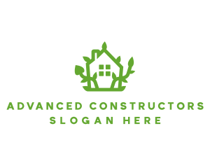 Eco Plant Home logo design