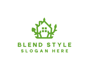 Eco Plant Home logo design