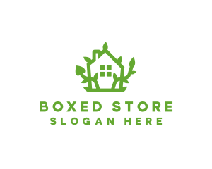 Eco Plant Home logo design