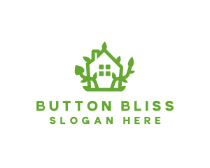 Eco Plant Home logo design