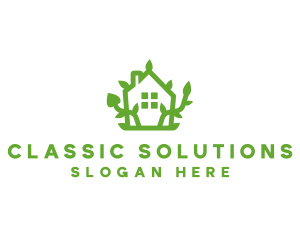 Eco Plant Home logo design