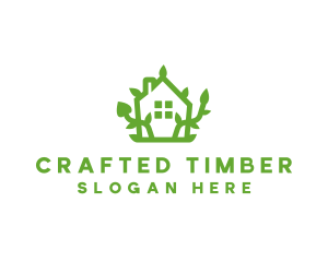 Eco Plant Home logo design