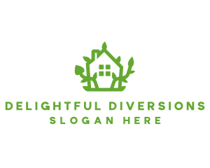 Eco Plant Home logo design